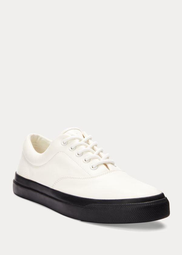 Zapatillas Polo Ralph Lauren Mujer Blancos - Bryn Leather - ORQZB8075